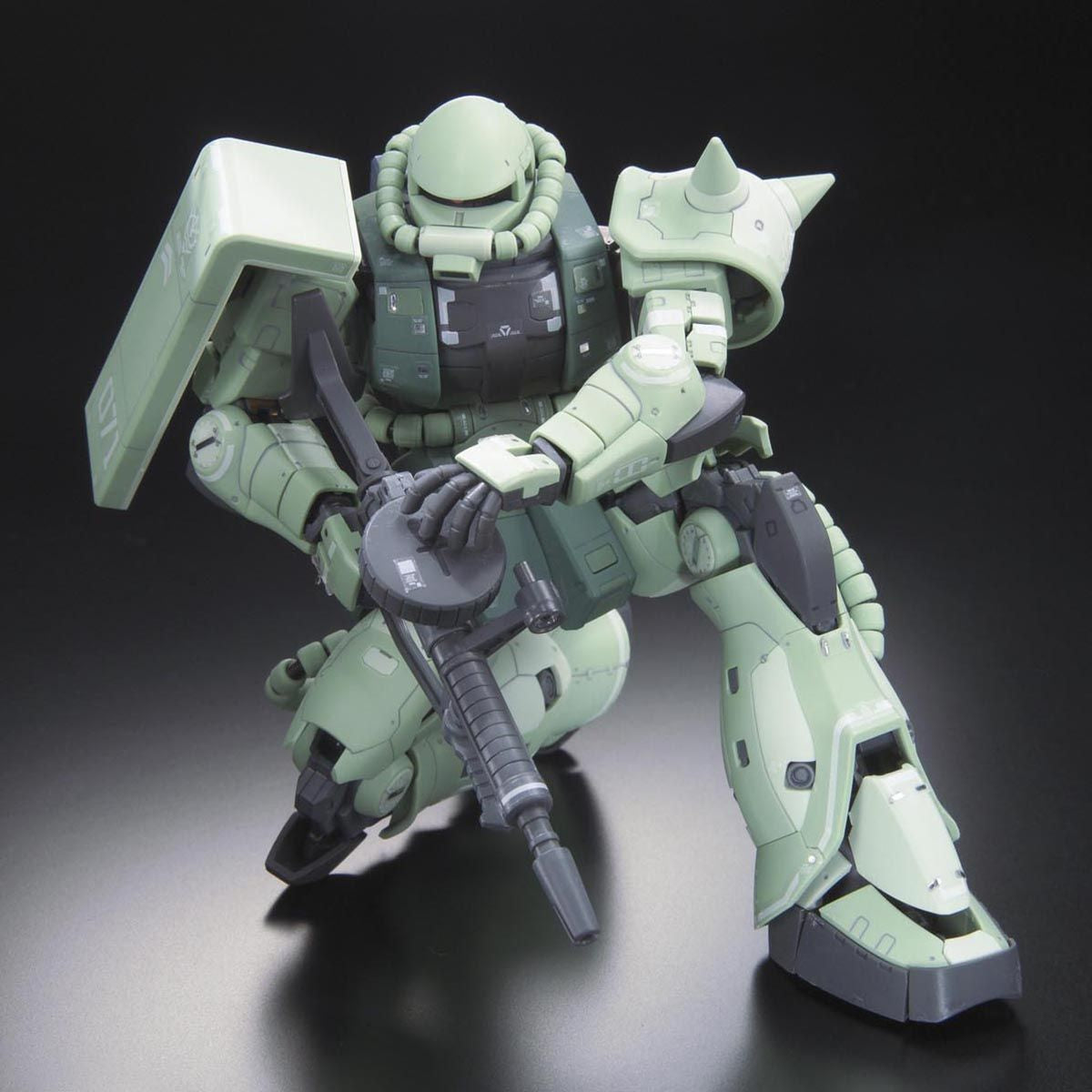 2137102 5061596 Bandai RG 1/144 MS-06F Zaku II Model Kit 4573102615961