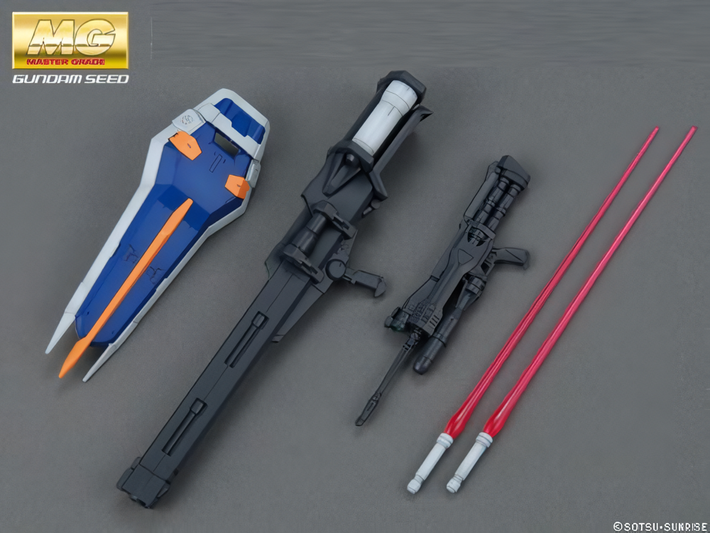 2156731 5062904 Bandai MG 1/100 GAT-X102 Duel Gundam Assault Shroud Model Kit 4573102629043