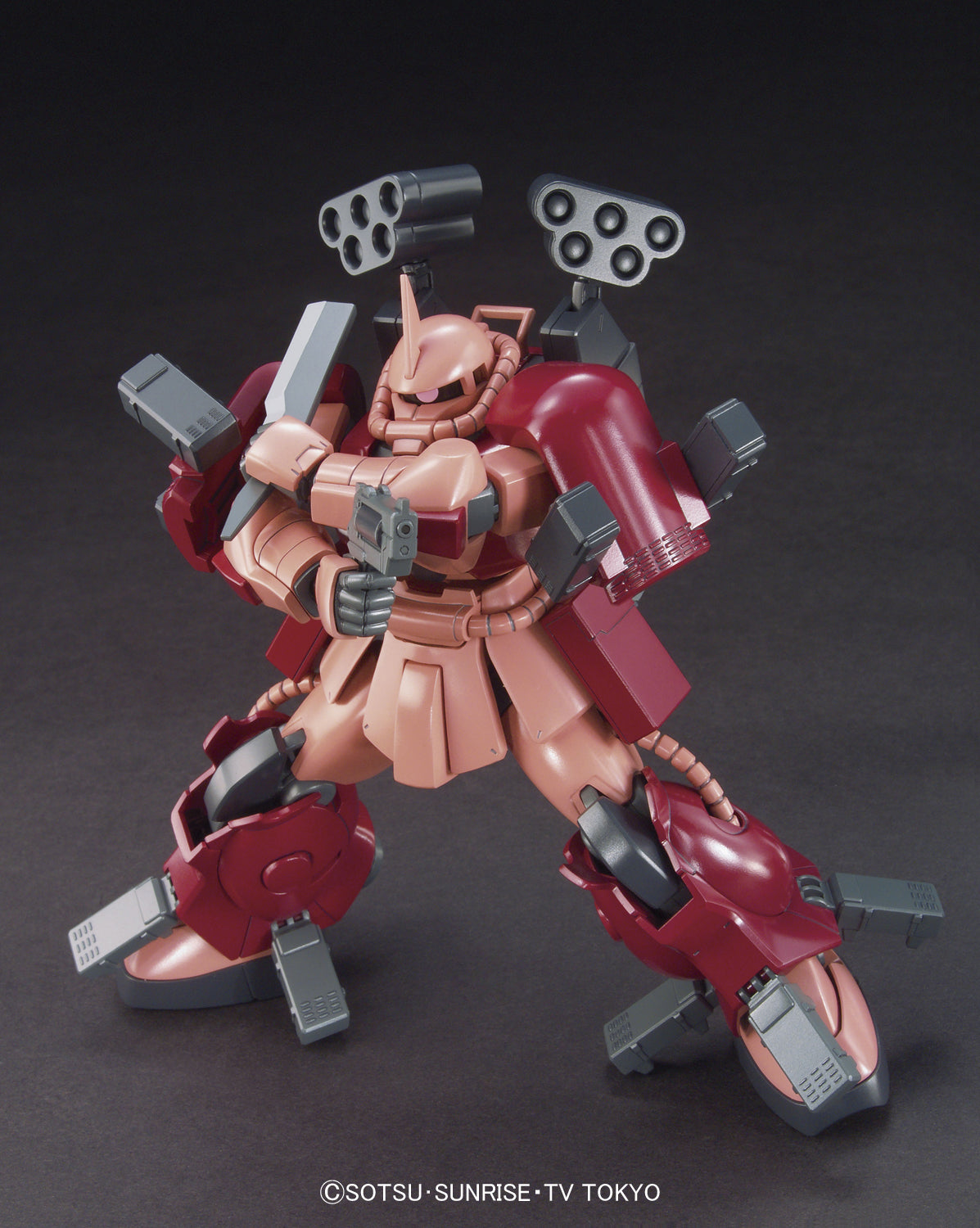 2221154 5055431 Bandai HGBF #002 1/144 MS-06R-AB Zaku Amazing Model Kit 4573102554314