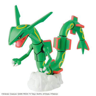 2536561 5061199 Bandai Pokemon Plamo Collection Select Rayquaza Model Kit 4573102611994