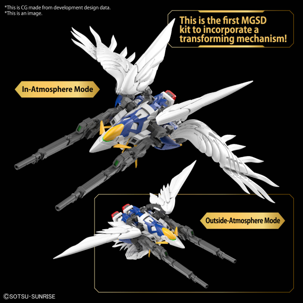2723581 5067432 Bandai MGSD Master Grade SD Wing Gundam Zero Model Kit 4573102674326