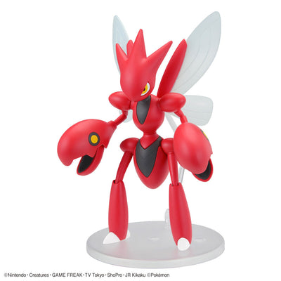 2761017 5067407 Bandai Pokemon Plamo Collection #55 Scizor Model Kit 4573102674074