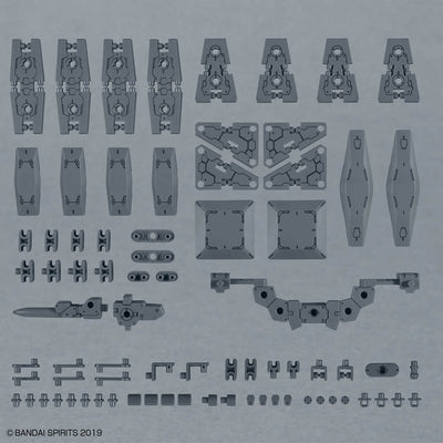 2773783 5068585 Bandai 30 Minutes Missions 30MM 1/144 Option Parts Set 19 (Multi Shield) Model Kit 4573102685858
