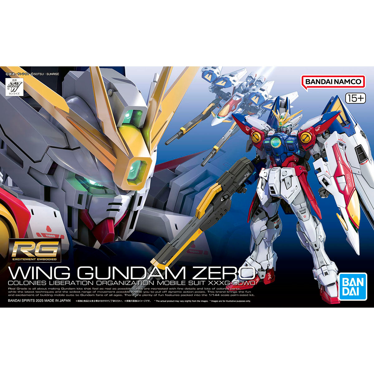 Bandai RG #43 1/144 XXXG-00W0 Wing Gundam Zero Model Kit – Gunpla