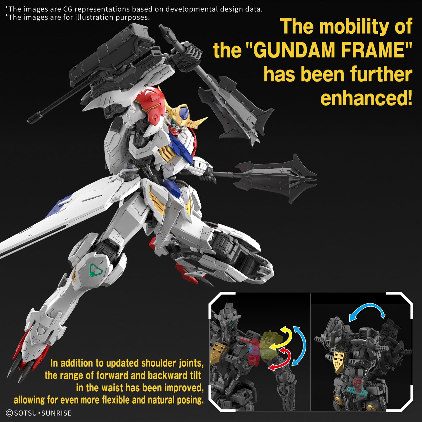 2753051 5068707 Bandai MG 1/100 ASW-G-08 Gundam Barbatos Lupus Model Kit 4573102687074