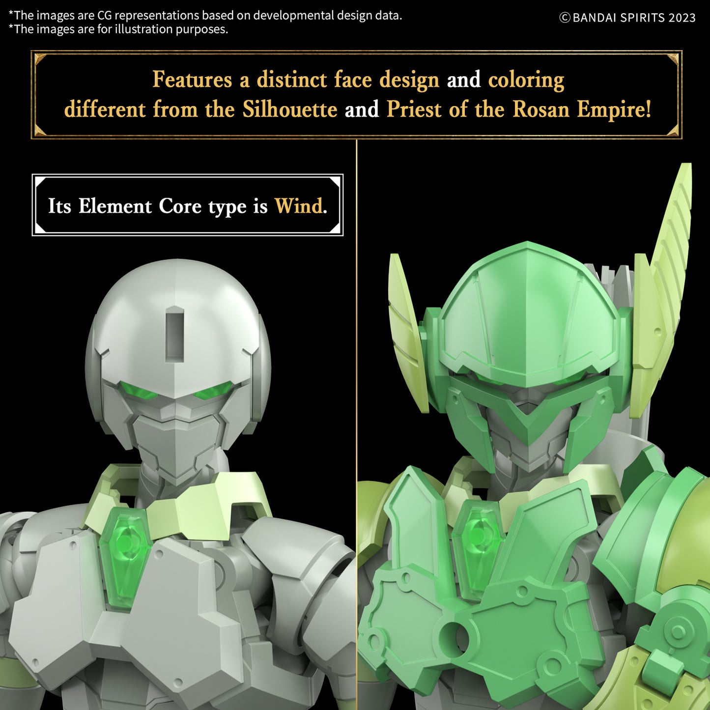 2761754 5068340 Bandai 30 Minutes Fantasy 30MF Liber Archer Model Kit 4573102683403