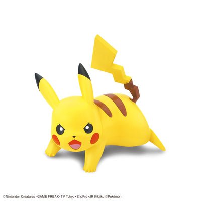 2541924 5061389 Bandai Pokemon Plamo Collection Quick!! Pikachu Battle Pose Model Kit 4573102613912