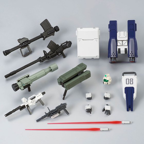 5068514 Bandai HGUC 1/144 Gundam Ground Type (PARACHUTE PACK) Model Kit 4549660299745