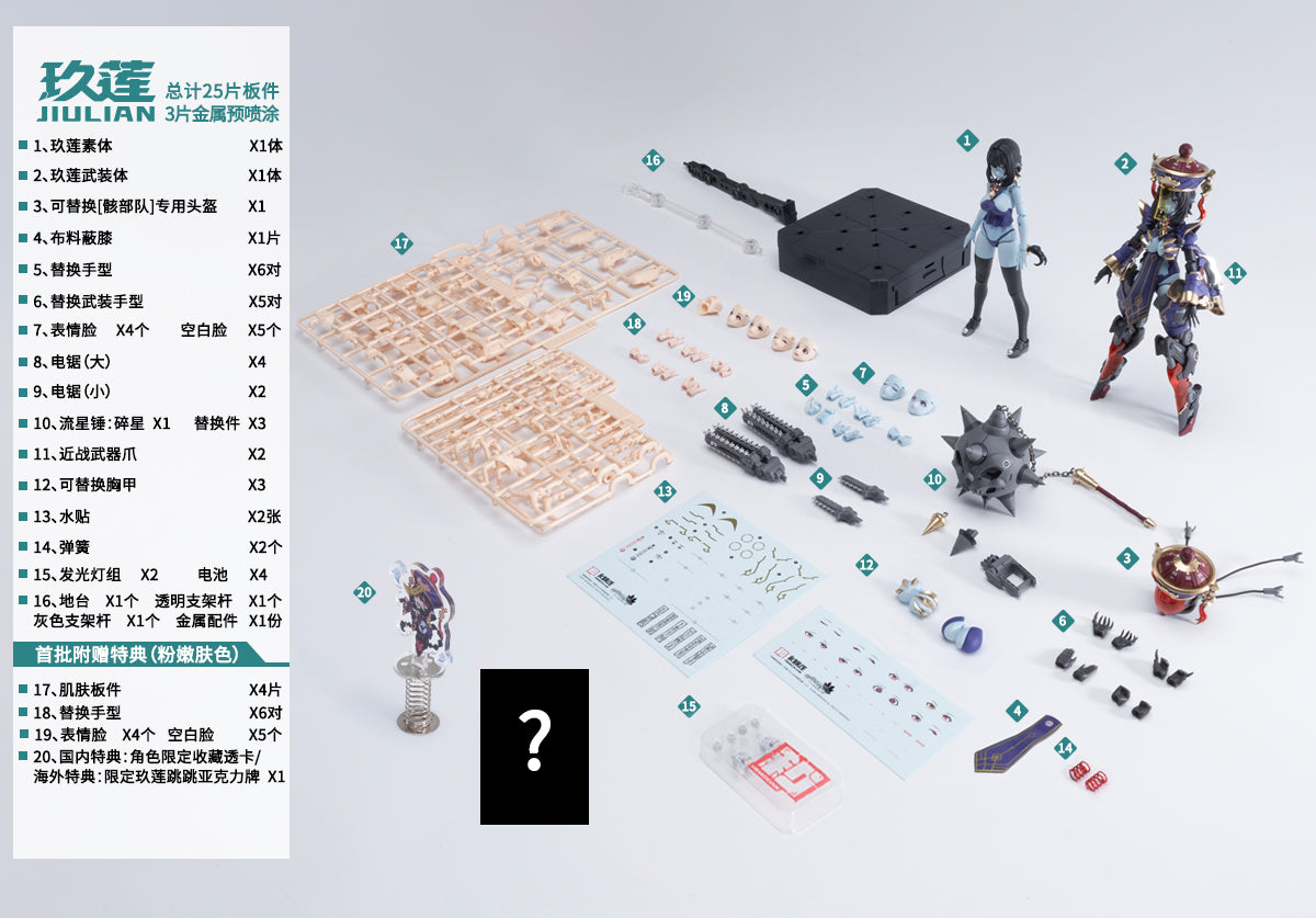 Hemoxian 1/10 Reverberation Of Medta Jiangshi Jiulian Model Kit