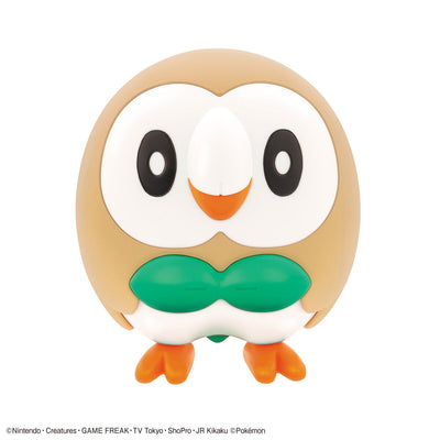 2617945 5063779 Bandai Pokemon Plamo Collection Quick!! 10 Rowlet Model Kit 4573102633521