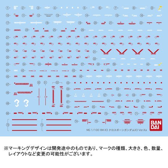 Premium Bandai Bandai MG 1/100 Crossbone Gundam X-3 Ver. Ka Model Kit