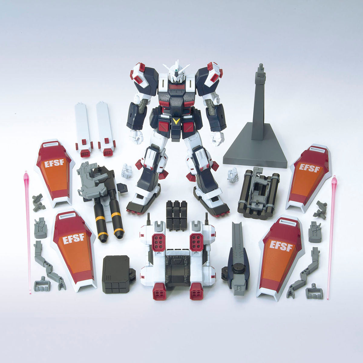 2339746 5063137 Bandai HGGT #01 1/144 Full Armor Gundam (Thunderbolt Anime Color) Model Kit 4573102631374 06