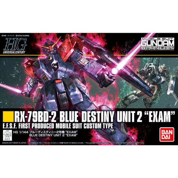 BAS2379387 Bandai HGUC 1/144 Blue Destiny Unit 2 (EXAM) Model Kit