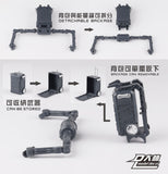 Dalin Gatling Cannon Weapon Set (Mechanical Grey) Model Kit