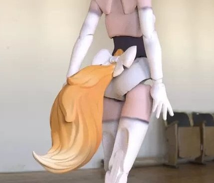 Shirazumi Workshop Fox Tail with Ribbon Resin Kit