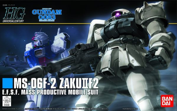 BAS2091786 Bandai HGUC 1/144 MS-06F-2 Zaku II Type F2 (E.F.F. Ver.)