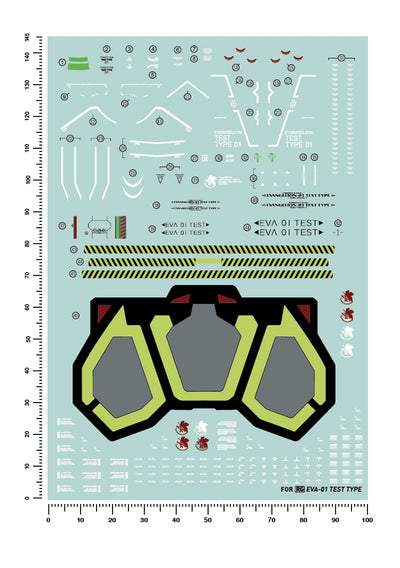 Artisan's Club RG Evangelion Unit-01 Water Slide Decal