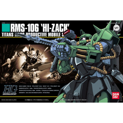 1077071 5057950 Bandai HGUC 1/144 RMS-106 Hi-Zack Model Kit 4573102579508