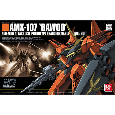 1077626 5063141 Bandai HGUC #15 1/144 AMX-107 Bawoo Model Kit 4573102631411