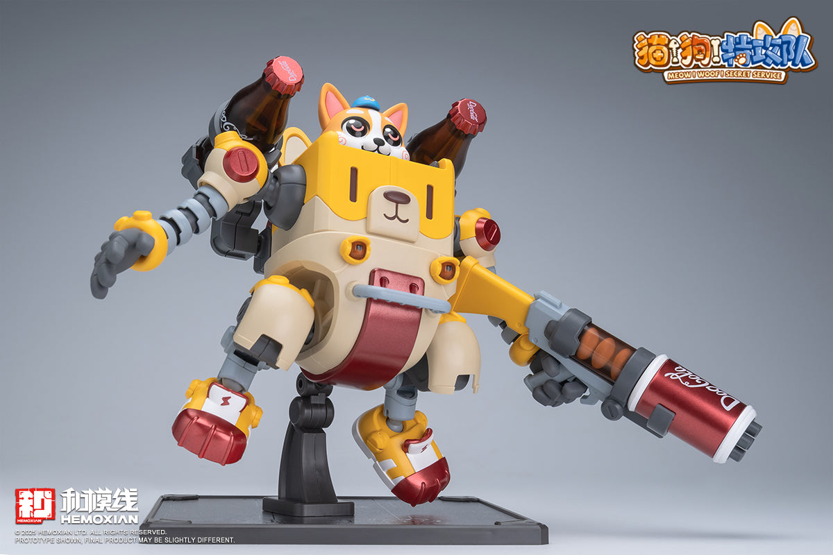 Hemoxian Meow! Woof! Secret Service Colaji Model Kit