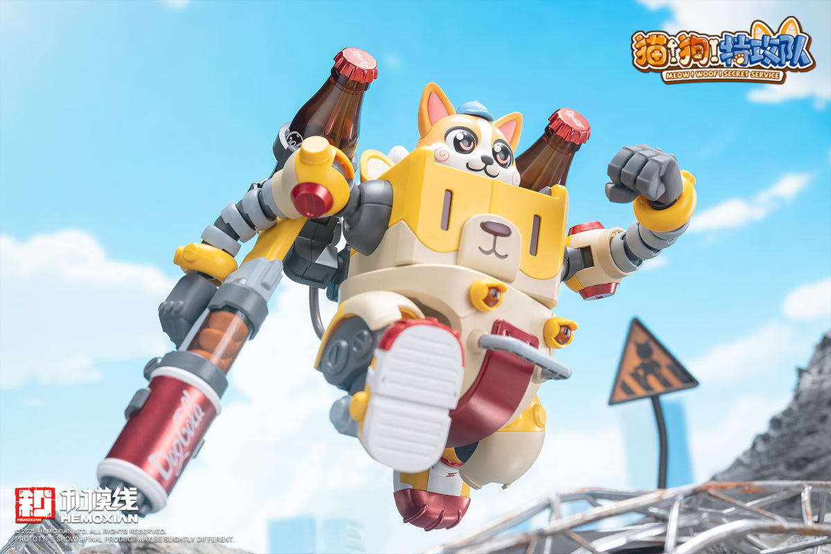 Hemoxian Meow! Woof! Secret Service Colaji Model Kit