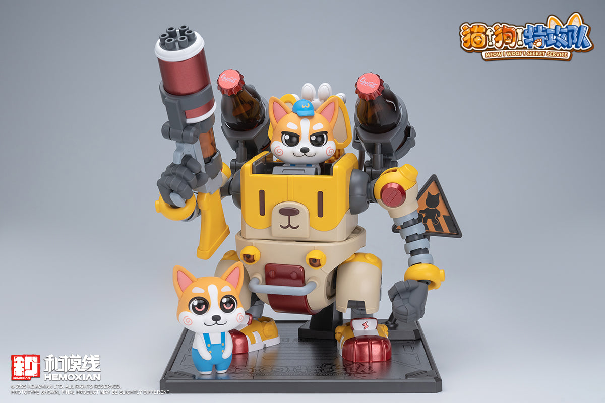 Hemoxian Meow! Woof! Secret Service Colaji Model Kit