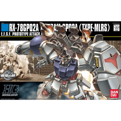 2000739 5055730 Bandai HGUC #075 1/144 RX-78GP02A Gundam GP02A MLRS Custom Model Kit 4573102557308