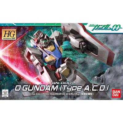 2061612 5055732 Bandai HG00 1/144 GN-000 O Gundam (Type A.C.D.) Model Kit 4573102557322