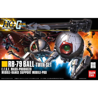 2104592 5058004 Bandai HGUC 1/144 RB-79 Ball Twin Set Model Kit 4573102580047