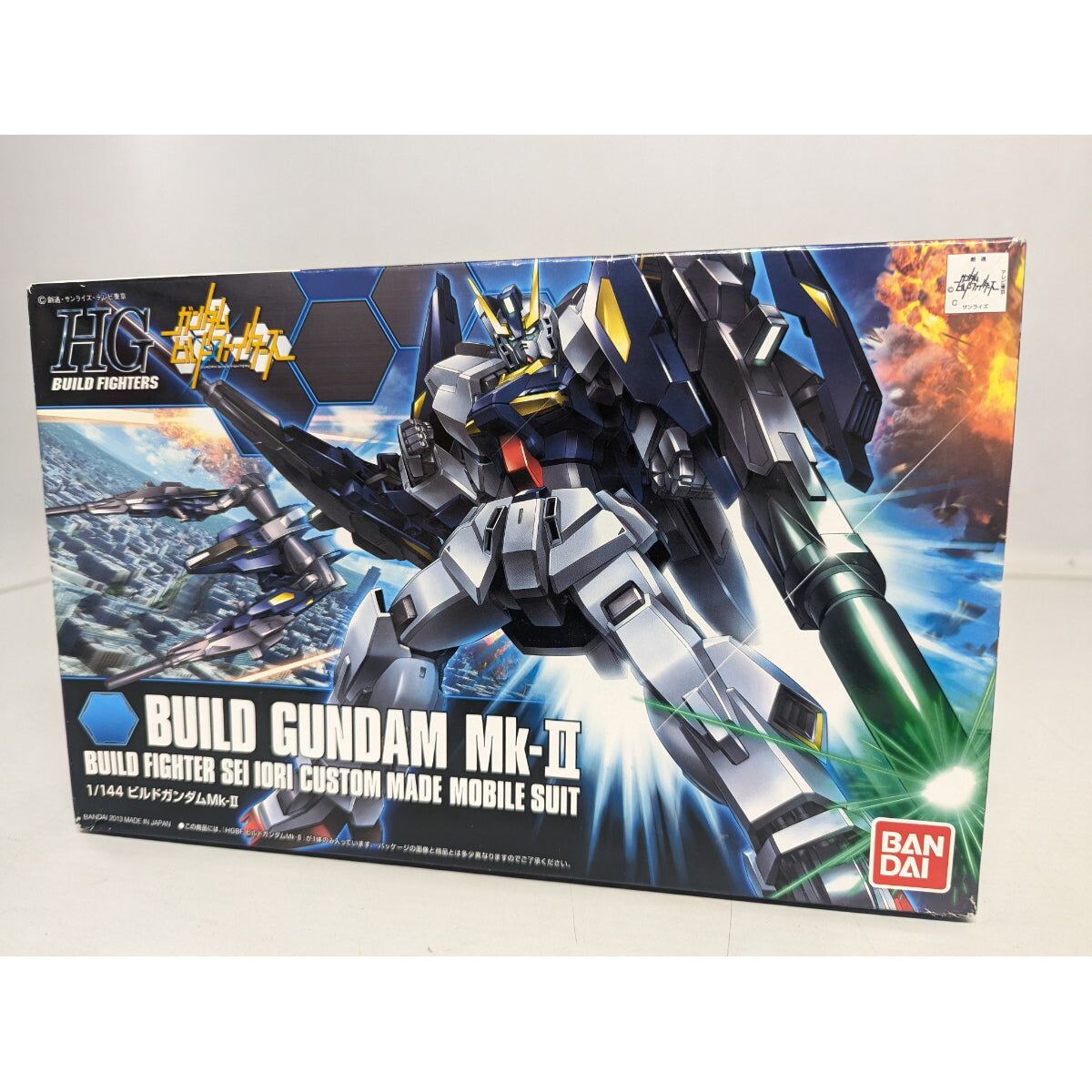 2221156 5069219 Bandai HGBF #004 1/144 RX-178B Build Gundam Mk-II Model Kit 4573102692191