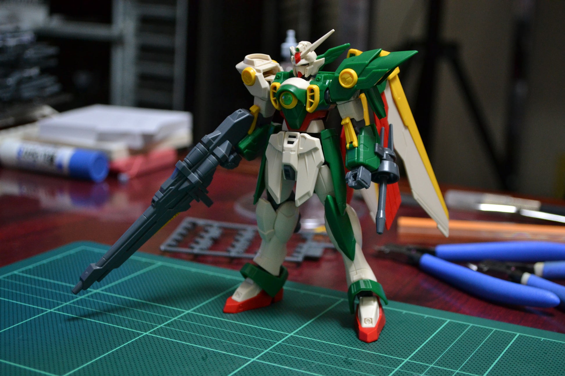 2221158 5058788 Bandai HGBF #06 1/144 XXXG-01 Wf Wing Gundam Fenice Model Kit 4573102587886