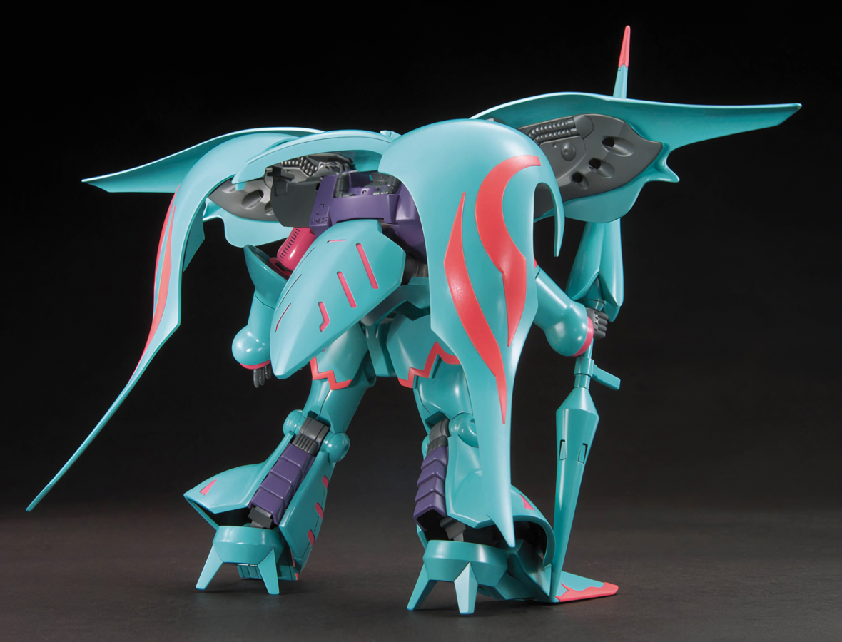 2221161 5073695 Bandai HGBF #11 1/144 Qubeley Papillon Model Kit 4573102736956