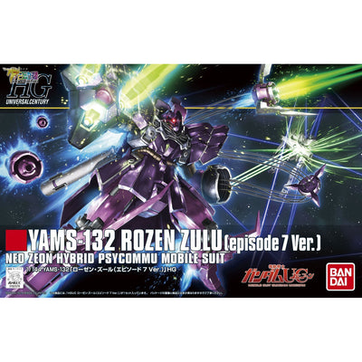 2255548 5069222 Bandai HGUC #185 1/144 YAMS-132 Rozen Zulu (Episode 7 Ver.) Model Kit 4573102692221
