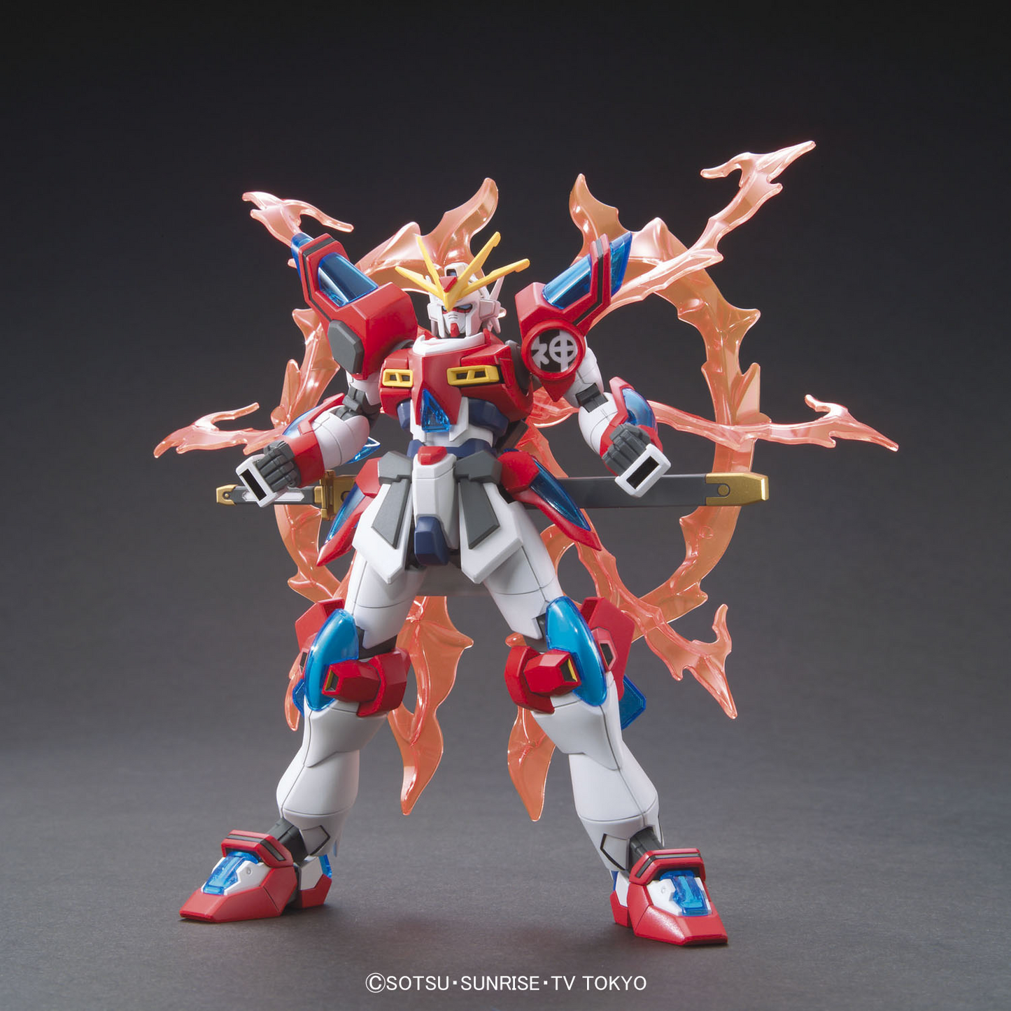 2313212 5057721 Bandai HGBF #043 1/144 KMK-B01 Kamiki Burning Gundam Model Kit 4573102577214