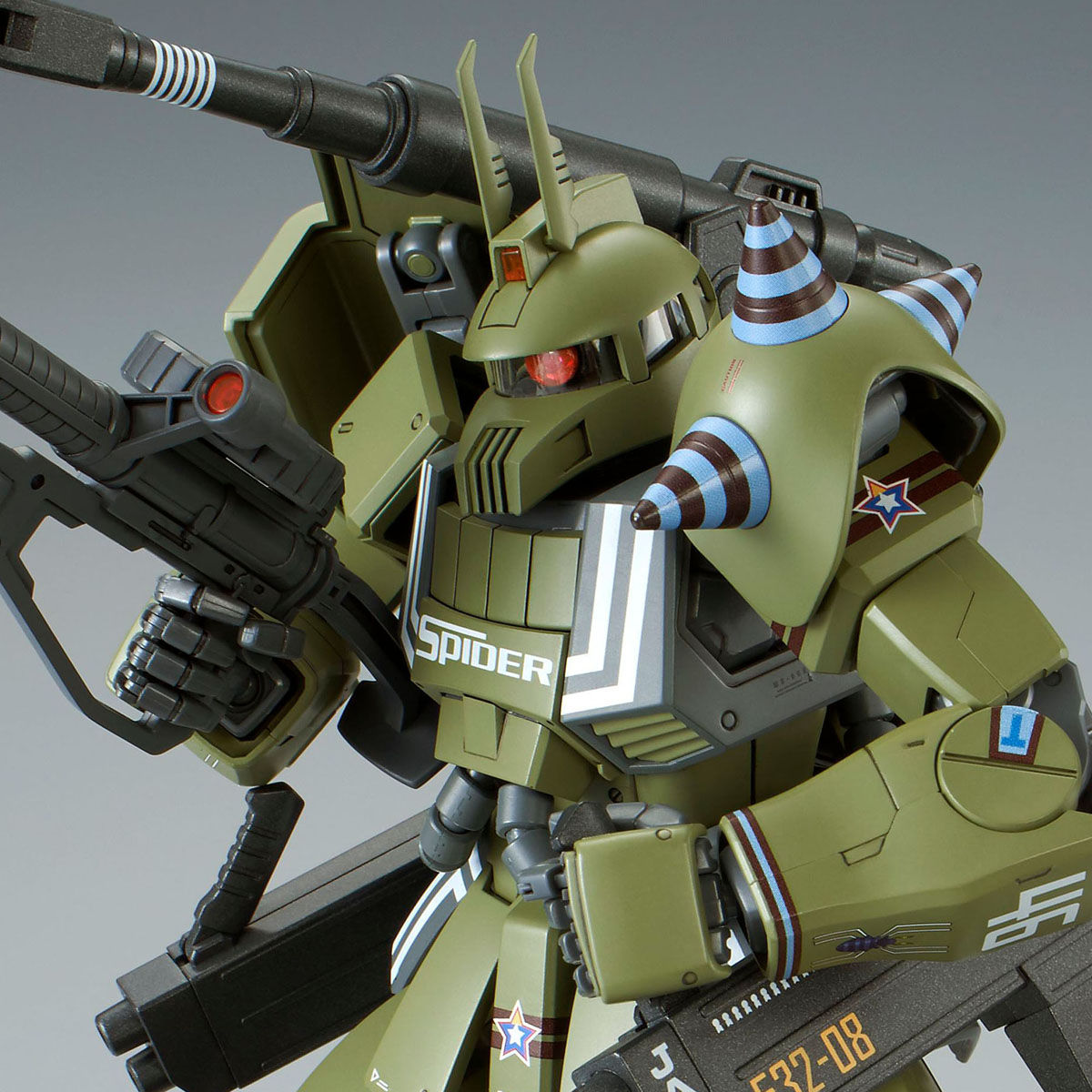 2428535 Bandai MG 1/100 MS-06K Zaku Cannon Ian Graden Custom Model Kit 4549660299707