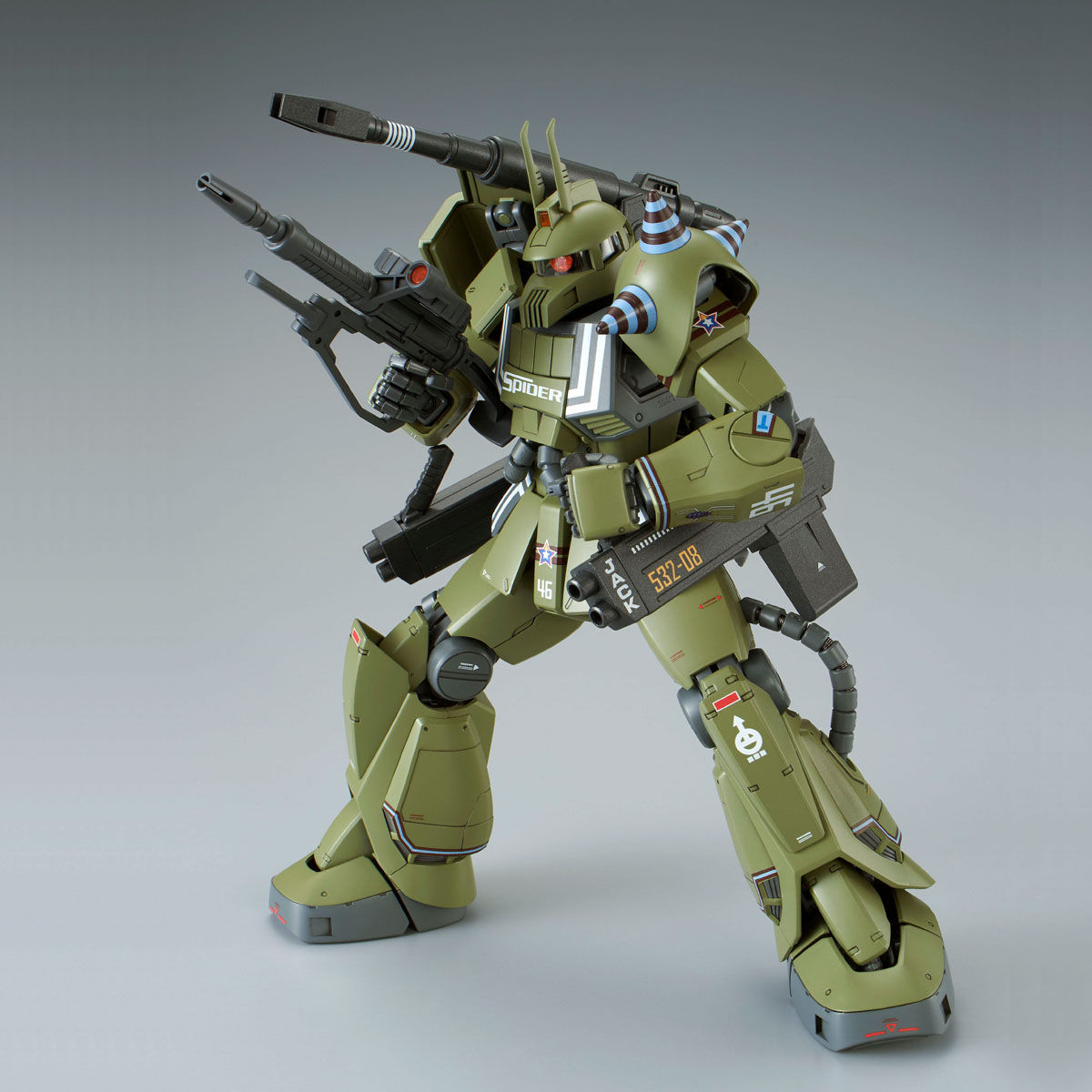 2428535 Bandai MG 1/100 MS-06K Zaku Cannon Ian Graden Custom Model Kit 4549660299707