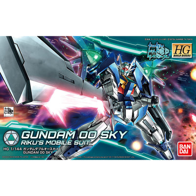 2435132 5059567 Bandai HGBD #014 1/144 GN-0000DVR/S Gundam 00 Sky Model Kit 4573102595676
