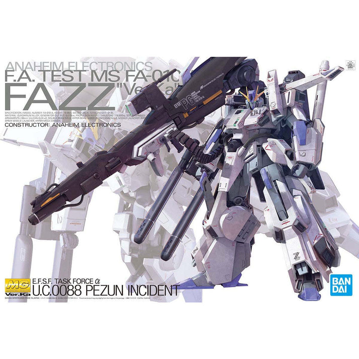 Bandai MG 1/100 FA-010A FAZZ Ver. Ka Model Kit – Gunpla Style
