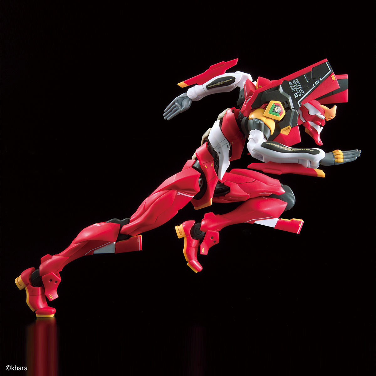 Bandai RG 1/144 Evangelion Production Model EVA Unit-02 Model Kit