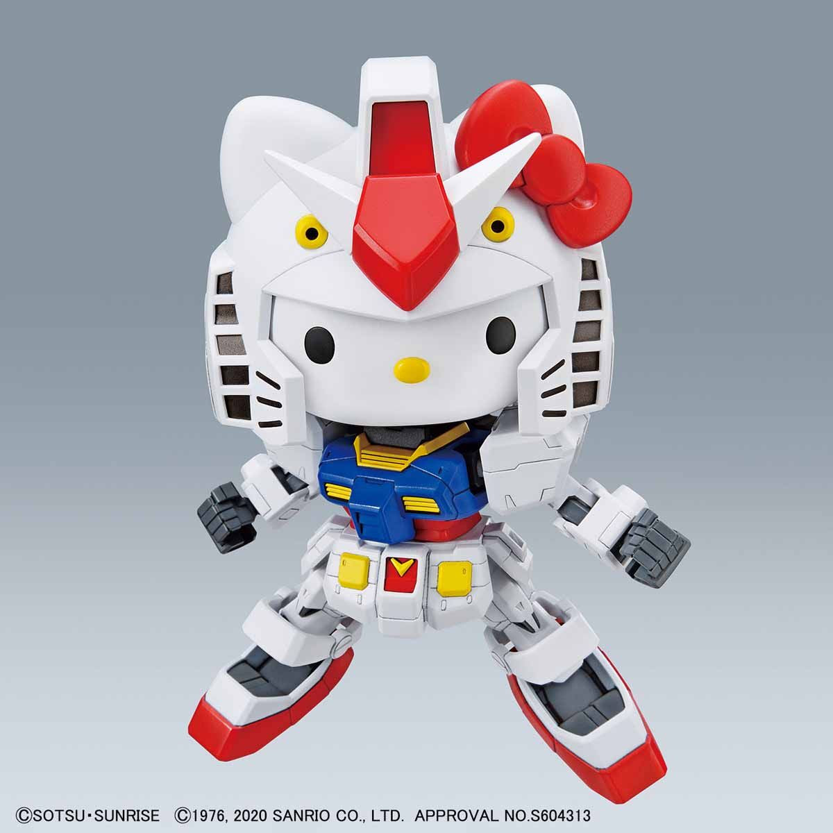 2535355 5058924 Bandai Hello Kitty x SD Gundam EX-Standard RX-78 Gundam Model Kit 4573102589248