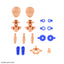 2661383 5065445 Bandai 30 Minutes Sisters 30MS Option Parts Set 9 (Commander Costume) [Color C] Model Kit 4573102654458