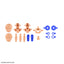 2661383 5065445 Bandai 30 Minutes Sisters 30MS Option Parts Set 9 (Commander Costume) [Color C] Model Kit 4573102654458