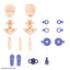 Bandai 30 Minutes Sisters 30MS Option Parts Set 11 (Fang Costume) [Color A] Model Kit