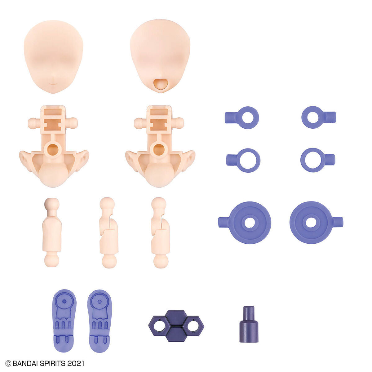 Bandai 30 Minutes Sisters 30MS Option Parts Set 11 (Fang Costume) [Color A] Model Kit