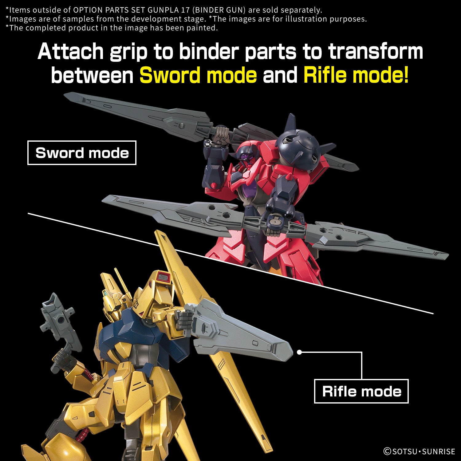 Bandai Gundam Option Parts Set Gunpla 17 (Binder Gun) Model Kit