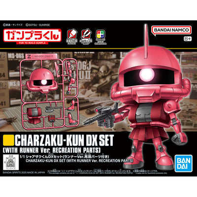 2773781 5068583 Bandai CharZaku-Kun DX Set (With Runner Ver. Recreation Parts) Model Kit 4573102685834