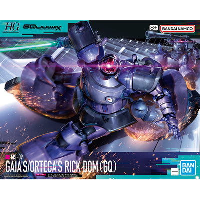 2773826 5068868 Bandai HGGQ #09 1/144 Gaia's/Ortega's Rick Dom (GQ) Model Kit 4573102688682