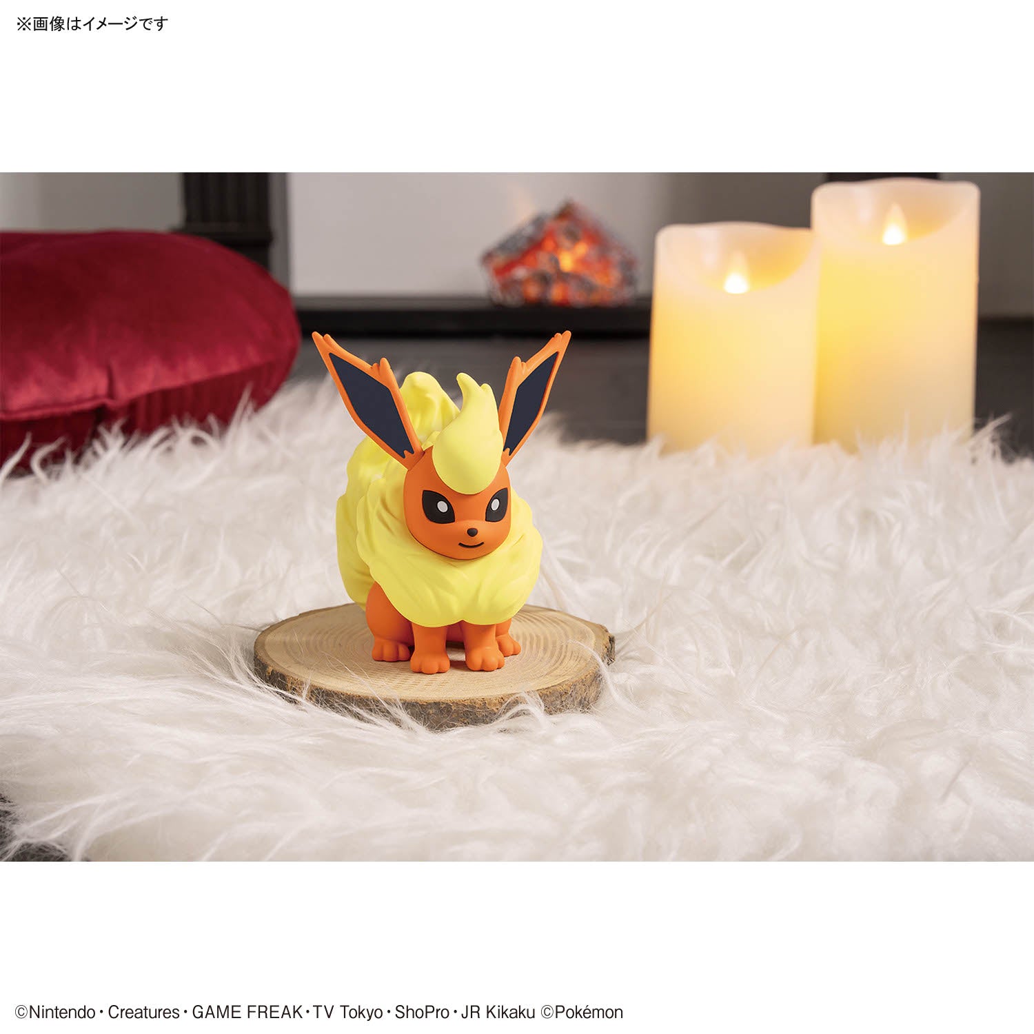 2773841 5072082 Bandai Pokemon Plamo Collection Quick!! 25 Flareon Model Kit 4573102720825