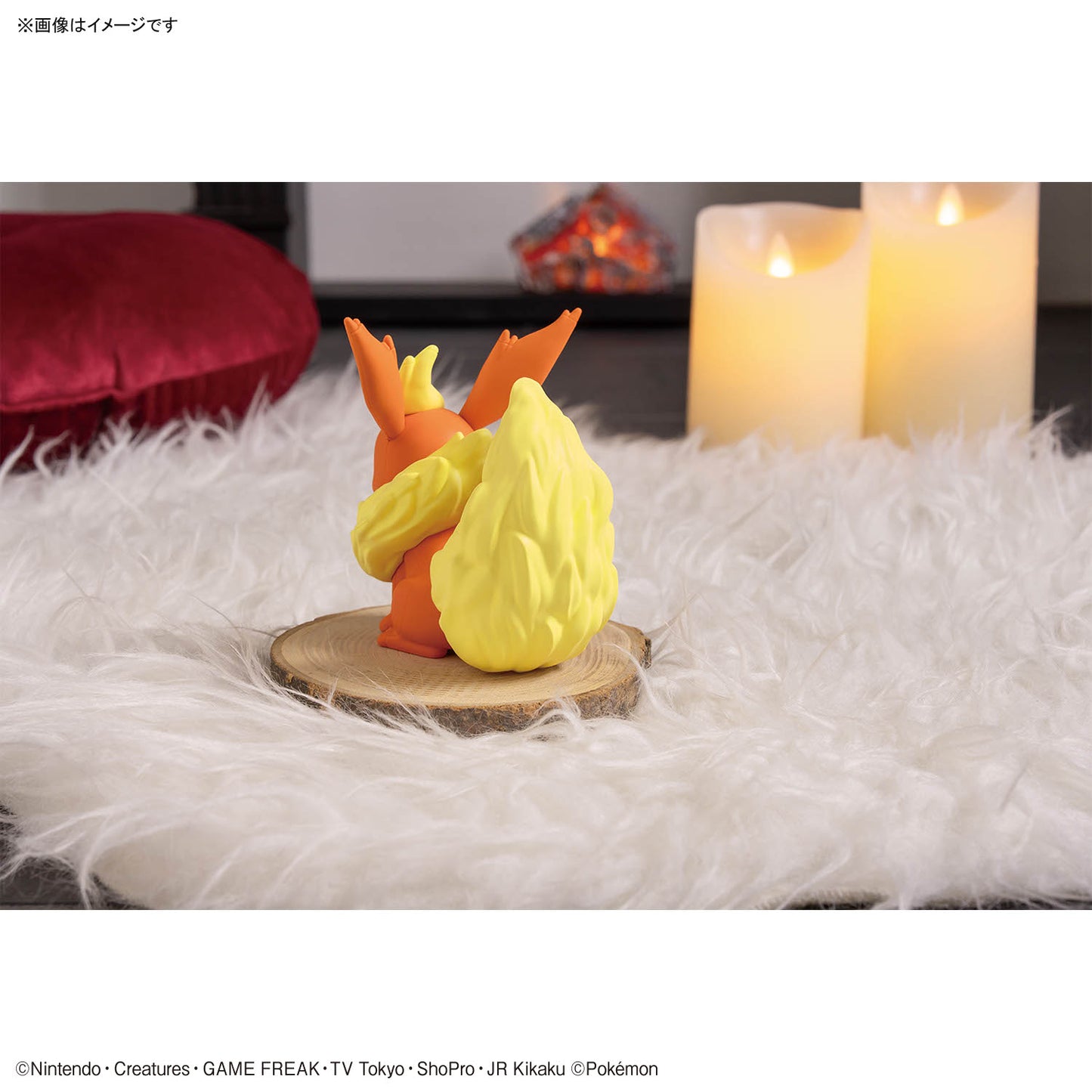 2773841 5072082 Bandai Pokemon Plamo Collection Quick!! 25 Flareon Model Kit 4573102720825