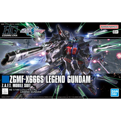 2794160 5072003 Bandai HG 1/144 ZGMF-X666S Legend Gundam Model Kit 4573102720030